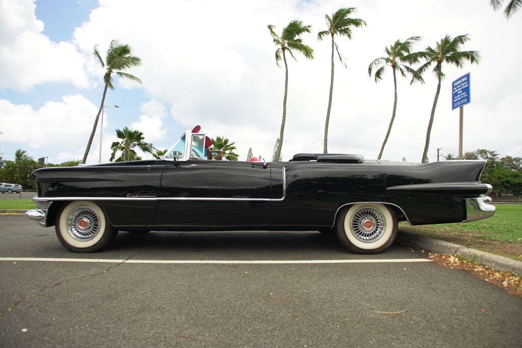 CADILLAC ELDORADO 1953 SOFT TOP TOIT FERME ROUGE
