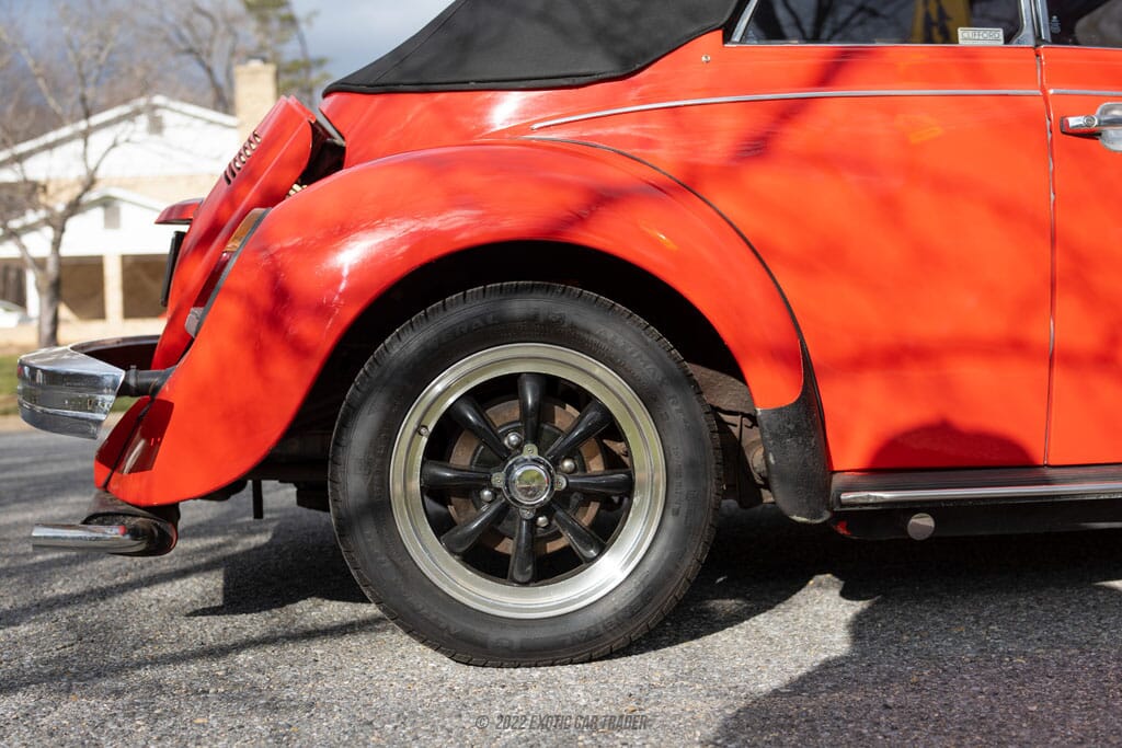 1976 Volkswagen Beetle Red with red and black interior for sale
