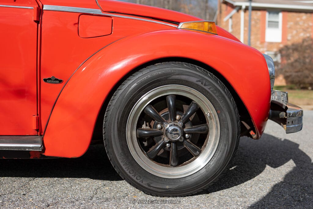 1976 Volkswagen Beetle Red with red and black interior for sale