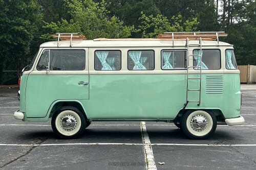 VW Bus Mini Fridge Wrap