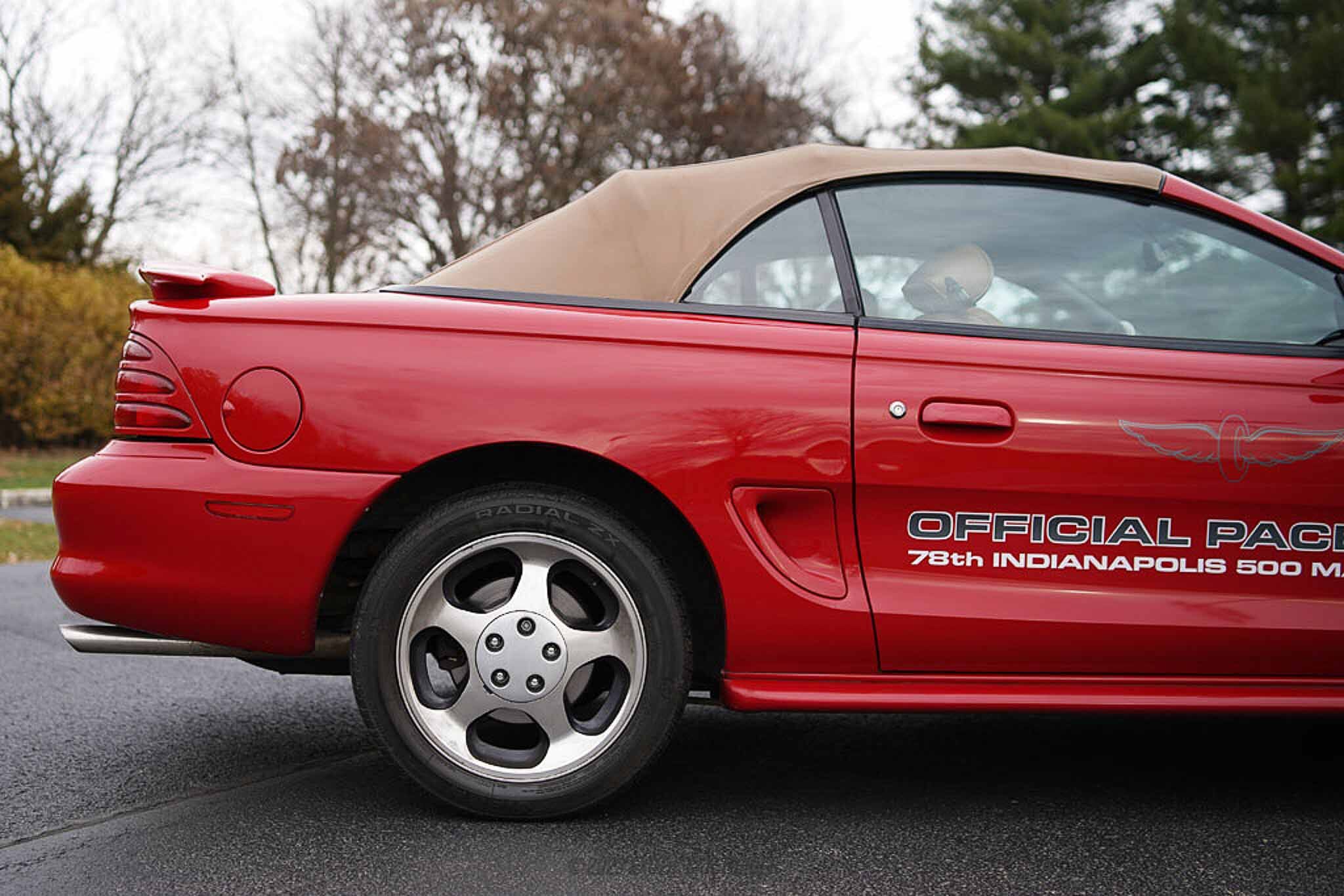 Jouef Evolution 1/18 Ford Mustang SVT Cobra 1994, Pace Car Indianapolis, Occasion