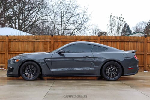 Rare Lead Foot Gray 2018 Shelby Mustang GT350R With Delivery Miles