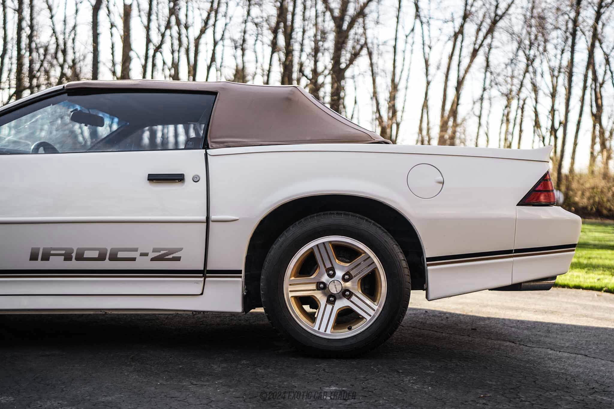 1989 Chevrolet Camaro IROC-Z Convertible for sale